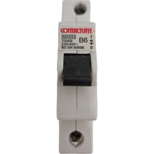 CONTACTUM 6A B CURVE 10kA SP MCB 7006B