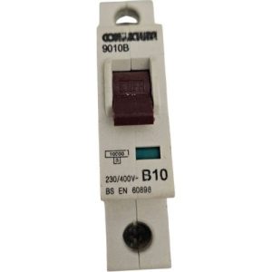 CONTACTUM 10A B TYPE 10KA MCB BLACK 9010B