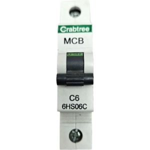 CRABTREE LOADSTAR 10KA 6A C TYPE 6HS06C