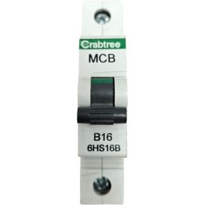 CRABTREE LOADSTAR 10KA 16A B TYPE 6HS16B