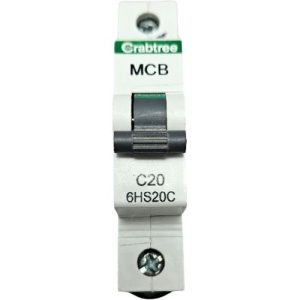 CRABTREE LOADSTAR 20A C TYPE 10KA 6HS20C