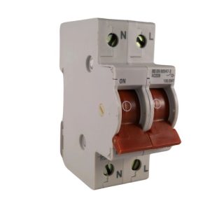 CRABTREE 100A DOUBLE POLE MAIN SWITCH 100/2MT