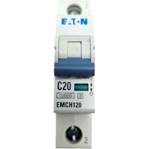 EATON 20A C TYPE 10KA MCB EMCH120