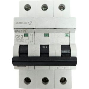MEM MEMSHIELD2 C63 TRIPLE POLE MCB