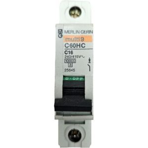 MERLIN GERIN C60HC 25645 C16 MCB