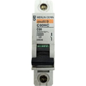 MERLIN GERIN C60HC 25646 C20 MCB