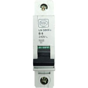 MK SENTRY 6A B TYPE MCB LN5906S