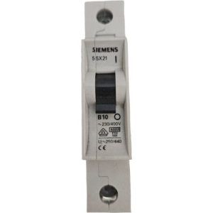 SIEMENS 2HMCB 5SX21 B10 MCB