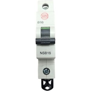 WYLEX NSB16 16A NSB BLACK CLIP MCB
